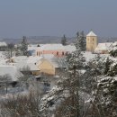 Zimní pohledy vesnicí