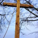           Vztyčení nového kříže na Kašpárce 2018