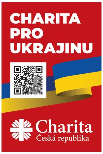 pomoc Ukrajině-Charita Tišnov - pokladničky