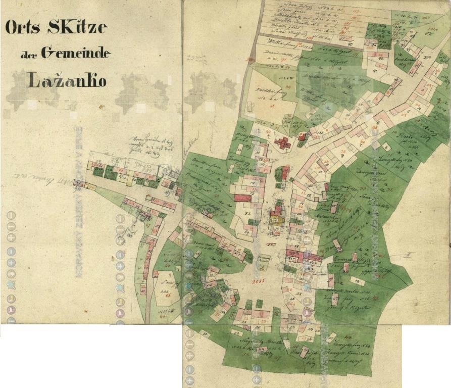 Mapa z roku 1826